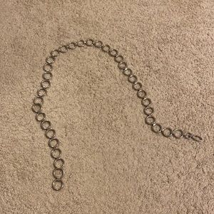 silver chain belt